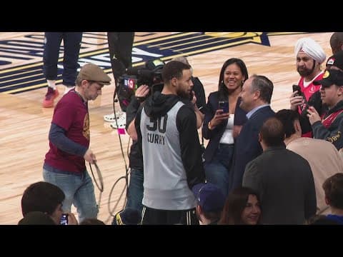 Second Gentleman Doug Emhoff visits Indianapolis during All-Star Weekend