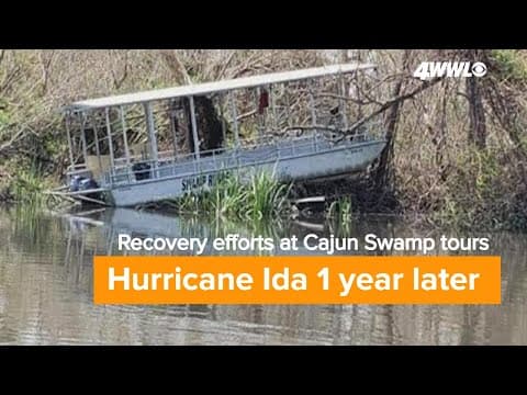 Hurricane Ida 1 year later: Recovery efforts at Cajun Swamp Tours