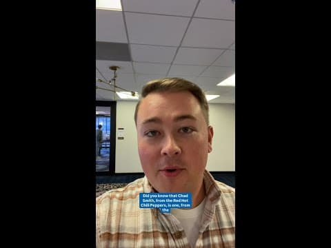 Chad Smith of Red Hot Chili Peppers fame helps launch scholarship at U of M