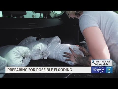 Pasco County residents brace for heavy rain, stock up at sandbag stations