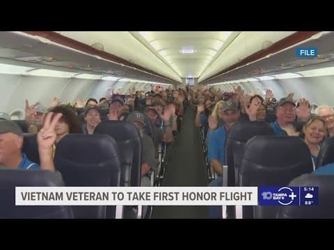 Dozens of veterans will be honored at St. Pete-Clearwater International Airport with "Honor Flight"