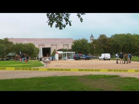 Man dies after being trapped under vehicle on National Mall
