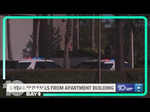 Police: 3-year-old girl seriously hurt after falling from 4th floor of Tampa apartment building
