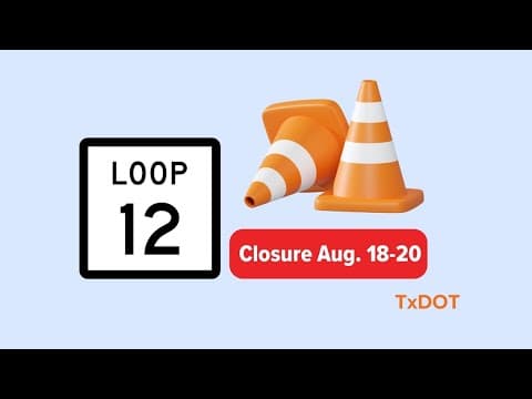 Dallas drivers face overnight Loop 12 shutdown through Aug. 20