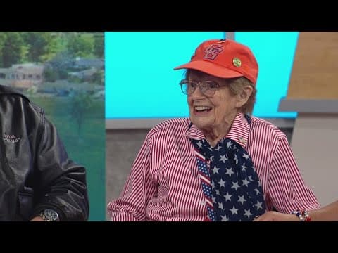 ‘Spirit of ‘45’ marks 80 years since end of WW2 | 100-year-old veteran shares her experience