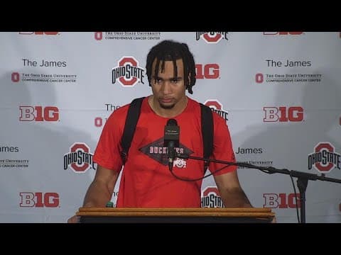 C.J. Stroud postgame interview | Ohio State-Iowa