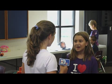 Cool Camps: YMCA campers play TV reporter!
