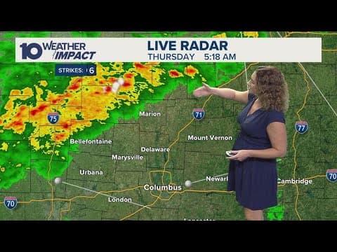 Columbus, Ohio weather forecast for July 31, 2025 | Drop in temps with chances of showers/storms