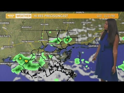 The humidity returns with a few showers today