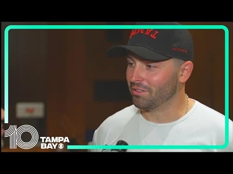QB Baker Mayfield speaks on resigning with the Tampa Bay Bucs