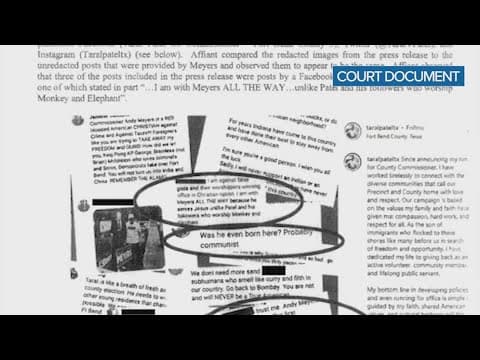 Fort Bend County commissioner candidate charged with online impersonation