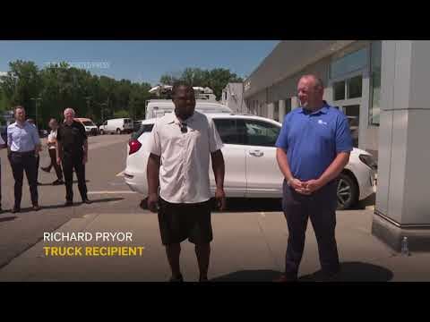 Ford dealer gives F-150 to deacon who helped thwart church shooting by ramming armed man with truck