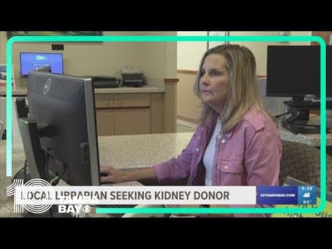 Largo Public Library director with kidney disease searches for living donor