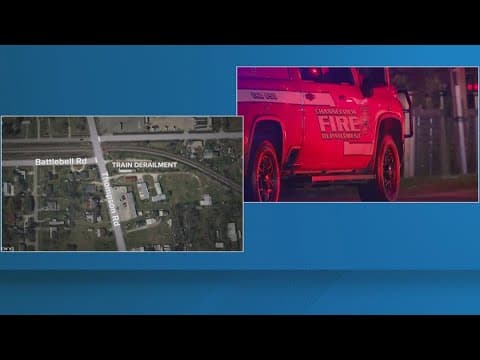 City of Houston says water supply safe after train derailment sends two rail cars into canal