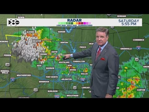Potentially severe storms roll into North Texas