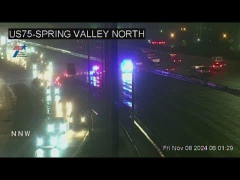 DFW traffic updates: Rain causing slick roads Friday morning