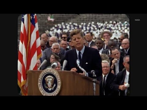 JFK moonshot speech: Space Center Houston confirms lectern on display is real