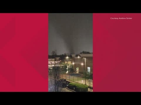 Viewers share video of apparent tornado in Carmel