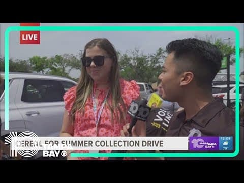 Cereal for Summer collection drive in South Tampa