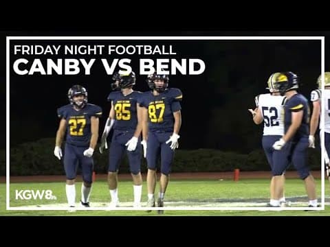 Canby falls on the road at Bend | Friday Night Football