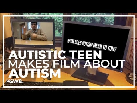 Tualatin autistic teen, aspiring filmmaker makes film about autism