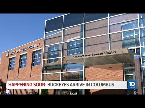 Buckeyes arrive in Columbus after winning national championship in Atlanta