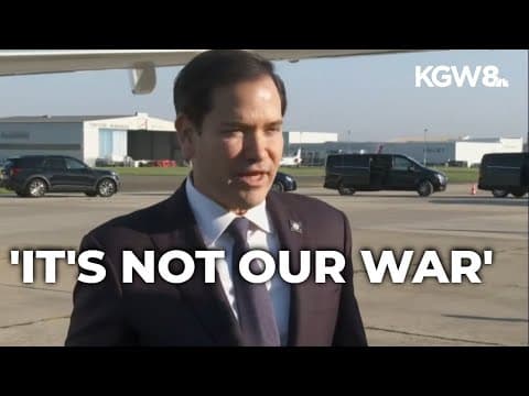 Secretary of State Marco Rubio says US may 'move on' from peace deal efforts in Russia-Ukraine war