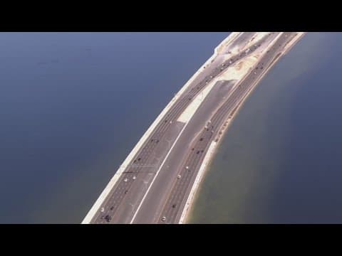 Howard Frankland Bridge closing overnight Monday and Tuesday