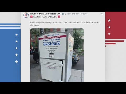 Photo of DC voting ballot dropbox sparks concerns over election integrity