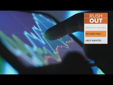 NASDAQ heads into today's trading on a record high