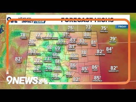 Extended forecast | Warmer weather arrives for the final days of summer