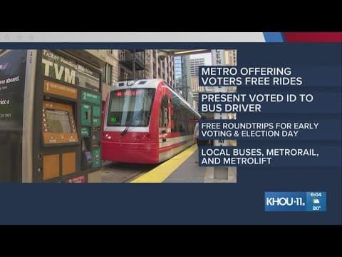 Here's how to get a free ride to the polls with METRO