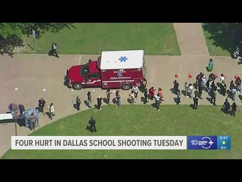 Dallas school shooting suspect was let into building by another student before firing 'indiscriminat