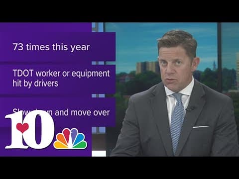 Slow down and move over: T-DOT worker nearly run over in I-640 car crash