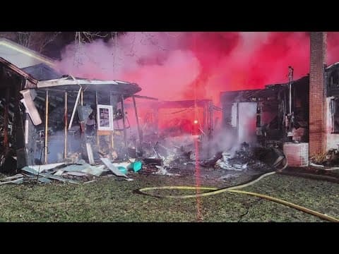 1 dead, 2 injured, including firefighter, after house fire near Greenfield