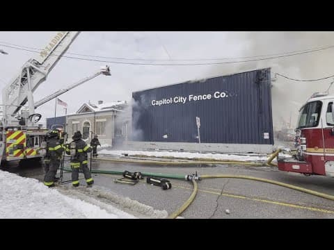 Indianapolis Fire Department investigating fire at Capitol City Fence Company