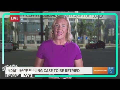 Man convicted of road rage killing is back in court