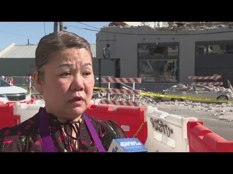 Restaurant owner shaken after building collapses in New Orleans