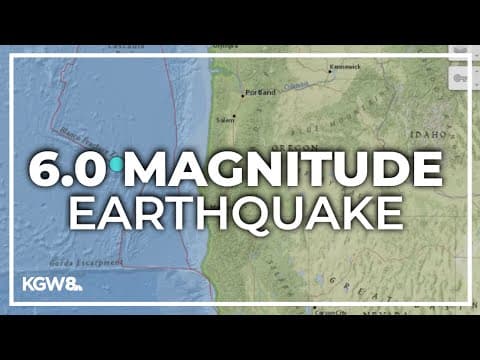 3rd largest earthquake reported off Oregon Coast in past 10 years