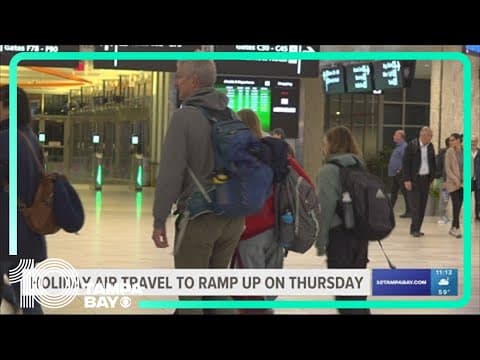 Holiday air travel to ramp up on Thursday