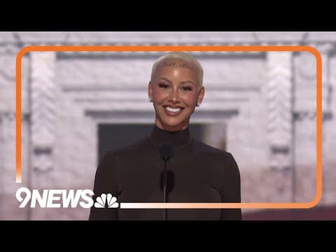 Amber Rose speaks at Republican National Convention