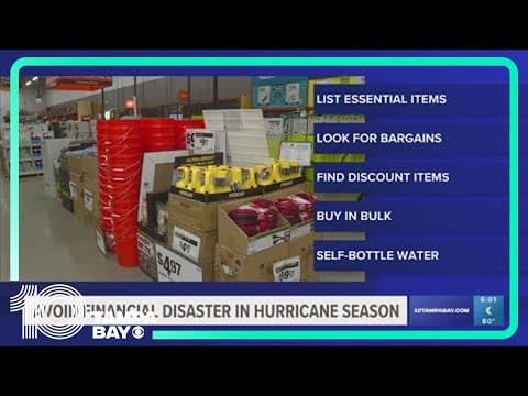How to prep for hurricane season while on a budget