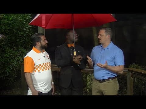 Checking in with Dancing Blue Shirt Guy ahead of Tennessee's matchup against Kentucky