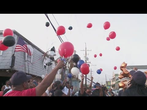 Balloon release honors late NOFD firefighter