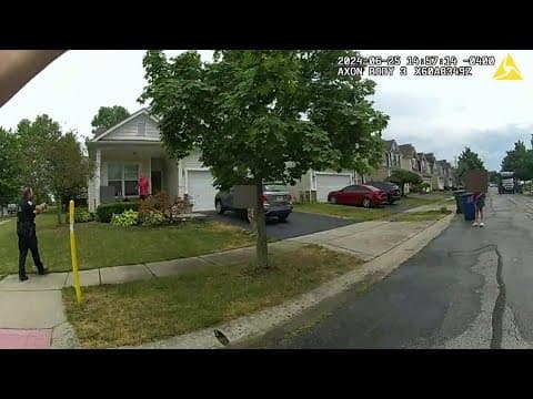 Bodycam video shows Columbus police officers fire at, detain knife-wielding man near Blacklick