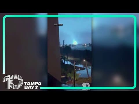 Tornado touches down in Dunedin, Florida
