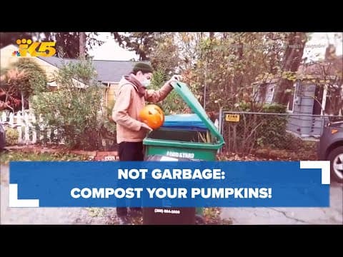 NOT garbage: compost your pumpkins!