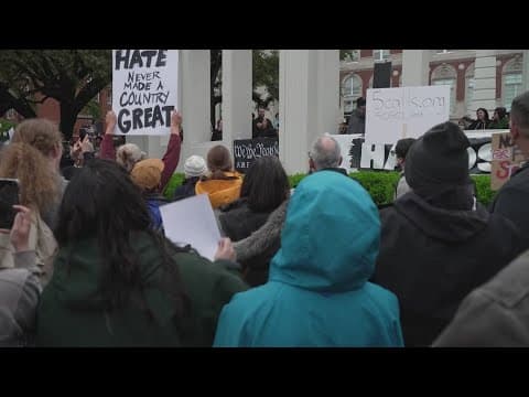 "Hands Off" protest at Dealey Plaza joins nationwide movement against Trump administration policies