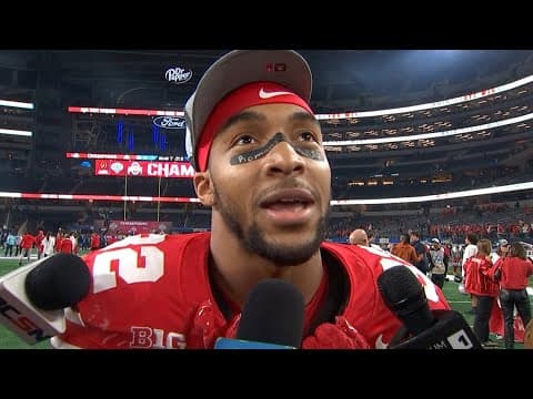 TreVeyon Henderson postgame interview | Ohio State vs. Texas Cotton Bowl