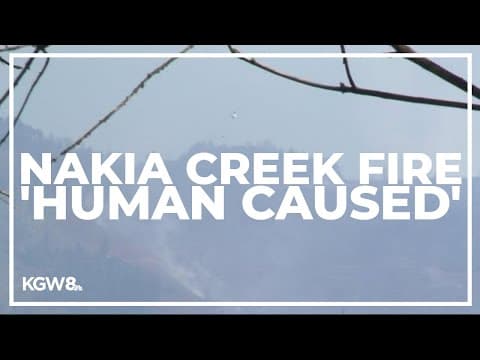 Nakia Creek fire in Clark County 'human caused'